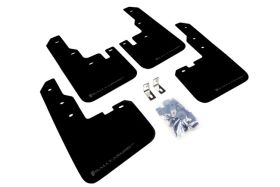 2013-2016 Toyota RAV4 Rallyarmor Urethane Mud Flaps Black/Grey - RAL-MF41-UR-BLK/GRY
