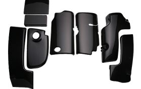 1997-1998 Chevrolet Corvette C5 RKS Carbon Fiber 8-Piece Engine Compartment Kit - 04025009