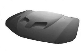 2003-2008 Pontiac Vibe RKS Fiberglass Ram Air Hood w/Carbon Fiber Blister - 11011000