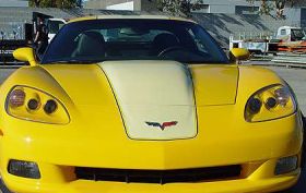 2005-2013 Chevrolet Corvette C6 RKS Fiberglass Supercharger Hood - 16011000
