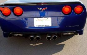 2005-2013 Chevrolet Corvette C6 RKS Urethane Rear Canards - 16012007