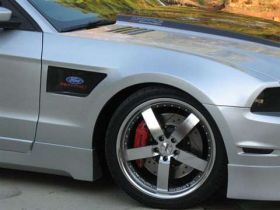 2010-2012 Ford Mustang RKS Carbon Fiber Inlay Fender Right - 18014029