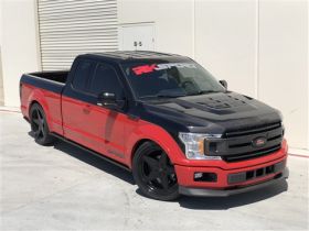 2015-2018 Ford F-150 RKS Carbon Fiber Top Extractor Hood - 19016320