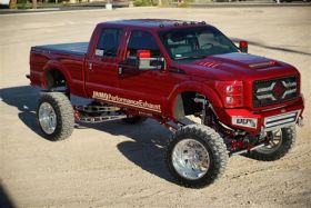 2011-2016 Ford F-250 Super Duty RKS Fiberglass Ram Air Hood  - 19017000