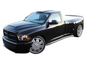 2009-2018 Dodge Ram 2500 RKS Fiberglass Striker Ram Air Hood  - 21013000