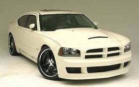 2005-2010 Dodge Charger RKS Fiberglass Ram-Air Hood - 24011000