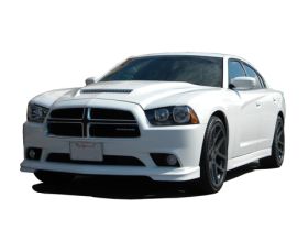 2011-2013 Dodge Charger RKS Fiberglass Ram Air Hood - 24013000
