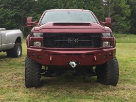 2015-2018 Chevrolet Silverado 2500 HD RKS Fiberglass Ram Air Hood - 29016050