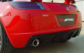 2007-2009 Saturn Sky RKS Carbon Fiber Dual Rear Filler - 32011004