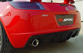 2007-2009 Saturn Sky RKS Fiberglass Dual Rear Filler - 32011005