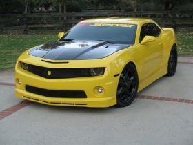 2010-2013 Chevrolet Camaro RKS Carbon Fiber Hood with Clear Center - 40011120