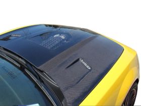 2010-2013 Chevrolet Camaro RKS Fiberglass Hood with Clear Center - 40011130