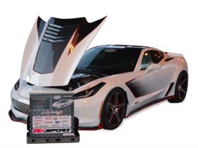 2014-2019 Chevrolet Corvette C7 RKS Fiberglass Extractor Hood - 52011000