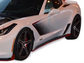 2014-2019 Chevrolet Corvette C7 RKS Fiberglass Rocker Panels - 52011030