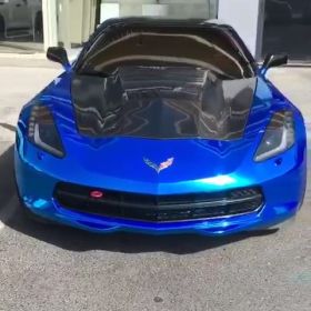 2014-2019 Chevrolet Corvette C7 RKS Carbon Fiber Supercharger Hood - 52012050