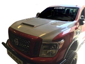 2016-2019 Nissan Titan RKS Fiberglass Ram Air Hood - 54011000