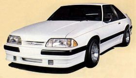 1983-1993 Ford Mustang V6 Razzi Ground Effects Body Kit - RZI-043-100-L