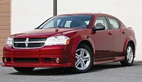 2008-2009 Dodge Avenger 4dr Razzi Ground Effects Body Kit - RZI-376-200-H