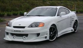 2003-2004 Hyundai Tiburon 2dr Razzi Ground Effects Body Kit - RZI-547-100-H