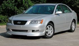 2006-2008 Hyundai Sonata 4dr Razzi Ground Effects Body Kit - RZI-552-200-H