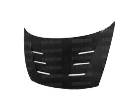 2006-2010 Honda Civic 4DR TS Carbon Fiber Hood by Seibon - HD0607HDCV4D-TS