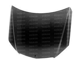 2007-2010 Mercedes C Class OEM Carbon Fiber Hood by Seibon - HD0709MBW204-OE