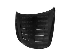 2008-2010 Infiniti G37 2DR TS Carbon Fiber Hood by Seibon - HD0809INFG372D-TS