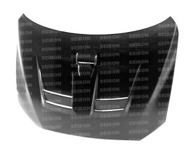 2008-2010 Mitsubishi Lancer DV Carbon Fiber Hood by Seibon - HD0809MITLAN-DV