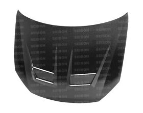 2010-2011 VW Golf GTI Shaved Emblem DV Carbon Fiber Hood by Seibon - HD1011VWGTI
