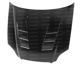 1996-1998 Honda Civic EK TS Carbon Fiber Hood by Seibon - HD9698HDCV-TS