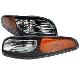 1997-2004 Chevy Corvette Black Bumper Lights-2LB-CVET97JM-KS