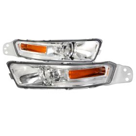 2005-2009 Ford Mustang Chrome Bumper Lights-2LB-MST05-TM