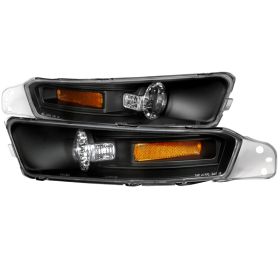 2005-2009 Ford Mustang Black Bumper Lights-2LB-MST05JM-TM
