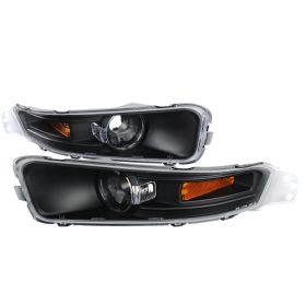 2005-2009 Ford Mustang Black Bumper Lights-2LB-MST05JM-V2-TM