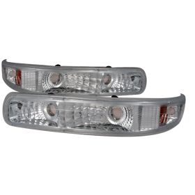 1999-2002 Chevy Silverado Chrome Bumper Lights-2LB-SIV99-RS
