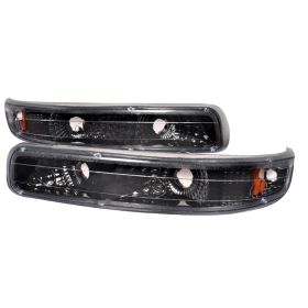 1999-2002 Chevy Silverado Black Bumper Lights-2LB-SIV99JM-RS