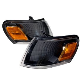 1993-1997 Toyota Corolla Black Corner Lights-2LC-COR93JM-KS