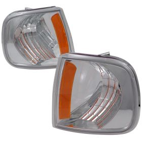 1997-2003 Ford F150 Chrome Corner Lights-2LC-F15097-RS