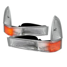 1999-2004 Ford F250/F350 SuperDuty Chrome Corner Lights-2LC-F25099-RS