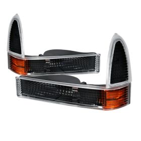1999-2005 Ford F250/F350 SuperDuty Black Corner Lights-2LC-F25099JM-RS