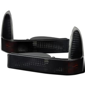 1999-2004 Ford Excursion Dark Smoke Corner Lights  - 2LC-F25099SM-RS