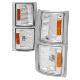1994-1998 Chevy C-10 Full Size Pick-up Chrome 4PC Corner Lights-2LC-G1G3-V2-TM