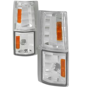 1994-1998 GMC Sierra Full Size Pick-up Chrome 4PC Corner Lights-2LC-G2G4-V2-TM