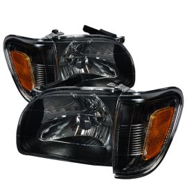 2001-2004 Toyota Tacoma Black Euro Headlights-2LCLH-TAC01JM-KS