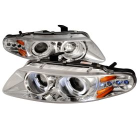 1997-2000 Dodge Avenger Halo LED Chrome Projector Headlights - 2LHP-AVG97-TM