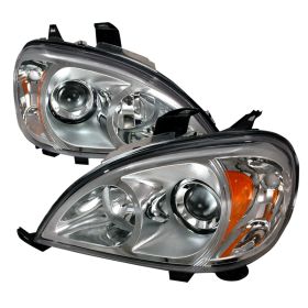 1998-2001 Mercedes W163 Chrome Projector Headlights - 2LHP-BW16398-KS