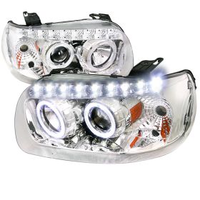 2005-2007 Ford Escape Halo Chrome Projector Headlights - 2LHP-ECAP05-RS