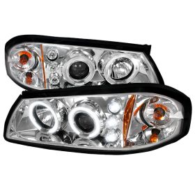2000-2005 Chevy Impala Halo LED Chrome Projector Headlights - 2LHP-IPA00-TM