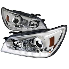 2000-2005 Lexus IS300 Chrome DRL Projector Headlights - 2LHP-IS30001-TM