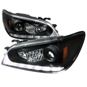 2000-2005 Lexus IS300 Black DRL Projector Headlights - 2LHP-IS30001JM-TM